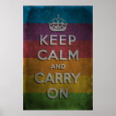 Recherche de gardez le calme et continuez posters Rétro