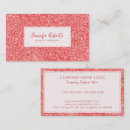 Recherche de paillettes rouges cartes visite Glamour
