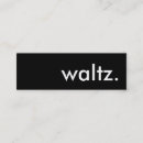 Suche nach der walzer visitenkarten Tanz