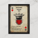 Recherche de reine cartes visite Vintage