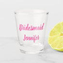 Recherche de bridesmaid shot verres Typographie