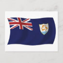 Recherche de anguilla cartes postales Drapeau