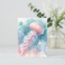 Recherche de peinture meduse cartes invitations Aquarelle