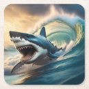 Suche nach weißer hai untersetzer Ozean