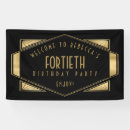 Suche nach 40 geburtstag banner Gold