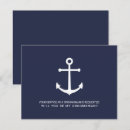 Recherche de ancre bleue invitations Marine