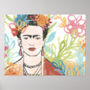 Recherche de frida kahlo de posters Floral