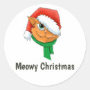 Recherche de chat père noël autocollants Fête