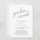 Recherche de pastel gender reveal invitations Moderne