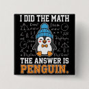 Recherche de pingouin badges Illustration