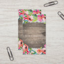 Recherche de dentelle florale cartes visite Rustique