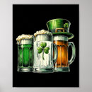 Recherche de bière irlandaise posters Trèfles