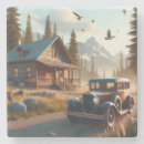Recherche de automobile dessous de verres Vintage