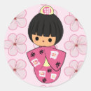 Recherche de kokeshi doll autocollants Kimono