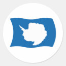 Recherche de l antarctique autocollants Drapeau