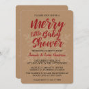Recherche de noël invitations Baby shower de noël
