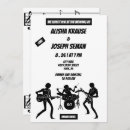 Recherche de mélomane invitations Noir et blanc