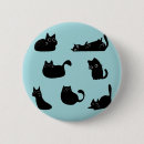 Suche nach lustige schwarze katze buttons Cartoon
