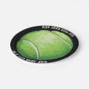 Recherche de sport de raquette assiettes en papier Pour enfants