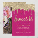 Recherche de unique 16ans anniversaire invitations Calligraphie