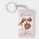 Recherche de shih tzu chien porteclés Fleurs