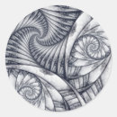 Recherche de spirale fractale autocollants Tourbillons