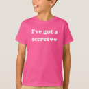 Recherche de grossesse tshirts J'ai un secret
