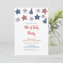 Recherche de bbq du 4 juillet invitations Drapeau américain