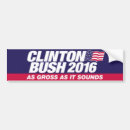 Recherche de clintons voiture autocollants 2016