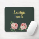 Recherche de rose foncé tapis souris Fleur