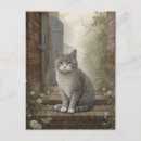 Recherche de chat de rue cartes postales Vintage