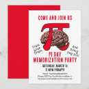 Recherche de pi day invitations 14 mars