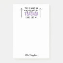 Recherche de professeur post its Teacher