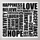 Recherche de mots positifs posters Motivation