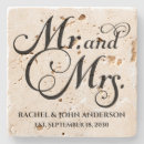 Suche nach hochzeitsgeschenke untersetzer Mr und mrs