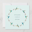 Recherche de colibri bleu invitations Garçon