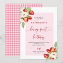 Recherche de première anniversaire invitations Baby girl