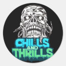 Recherche de skull autocollants Parti halloween