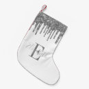Recherche de monogramme chaussette de noël Feminine