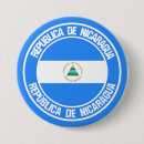 Recherche de drapeau du nicaragua badges Drapeaux du monde