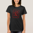 Recherche de caractères chinois tshirts Japonais