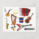 Recherche de musique guitare cartes postales Violon