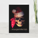 Recherche de pirate père noël cartes postales Crâne