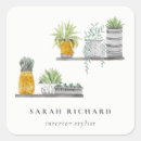 Recherche de plante pot autocollants Aquarelle