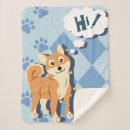 Suche nach shiba inu hund decken Blau