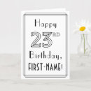 Recherche de 23ème anniversaire cartes Vingt troisième