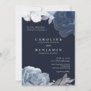 Recherche de midnight blue invitations Floral