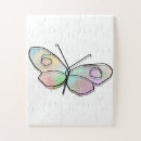 Recherche de grand papillon puzzles Coloré