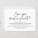 Recherche de top secret invitations Surprise