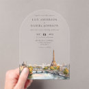 Recherche de paris mariage invitations Aquarelle